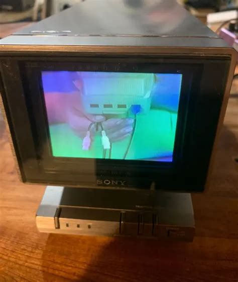 Vintage Sony Kv 4000 Trinitron Color Portable Crt Tv 3 5 149 99