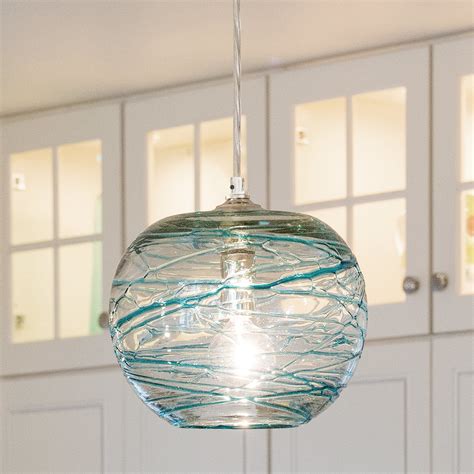 Swirling Glass Globe Mini Pendant Light Shades Of Light