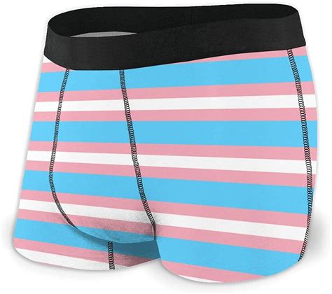 men s boxer briefs transgender pride flag lgbt breathable underwear