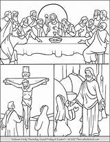 Holy Triduum Lent Jesus Thecatholickid Santo Lenten Ausmalbilder Colouring Colorare Good Religious Disegni Colorings Malvorlagen Bibbia Jeudi Religieux Usccb sketch template
