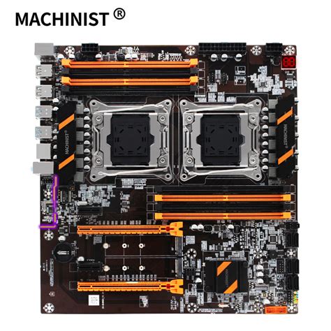 Machinist X99 Dual Cpu Motherboard Lga 2011 3 E Atx Support Dual Xeon