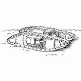 Ww1 Tank Draw Drawing War Easy Pages Colouring Trench First Shoo Rayner Author Getdrawings Search Shoorayner sketch template