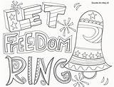 Coloring Pages July 4th Independence Freedom Declaration Ring Printable Let Fourth Color Adult Sheets Patriotic Print Kids Drawing Getcolorings United sketch template