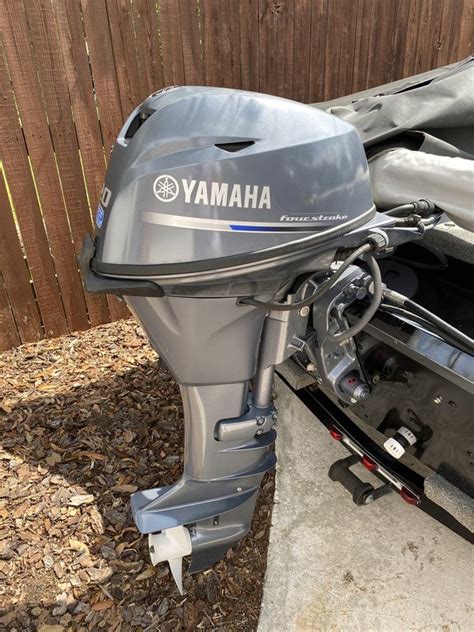 yamaha  hp  stroke outboard boat motor  controls serviced  strong  sale