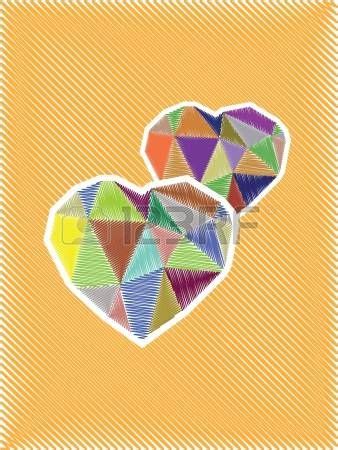 diamond heart sketch illustration card diamond heart heart sketch