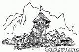 Coloring Pages Pier Cartoons Tales Spin Colorkid Wharf Colorator Talespin sketch template