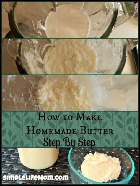 homemade butter recipe  video simple life mom