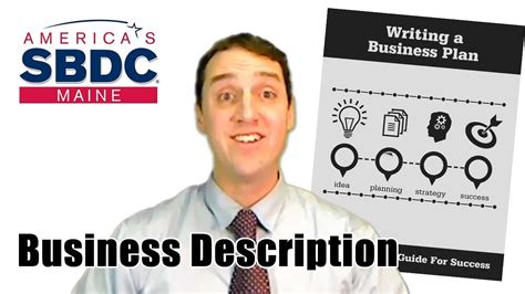 writing  business plan business description youtube