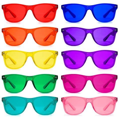 Buy Color Therapy Mood Glasses 10 Pack By Purple Canyon Light