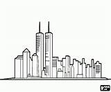 Skyline City Coloring Pages Towns Villages Cities Printable Drawings 59kb 250px Oncoloring sketch template