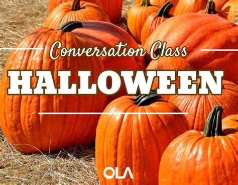 english conversation class halloween  language academy