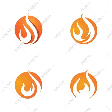 gambar desain logo api api template logo api ikon simbol logo energi