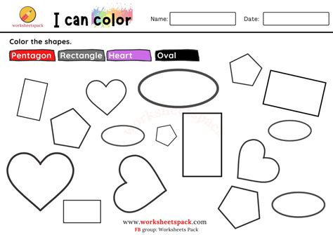 preschool coloring pages shapes