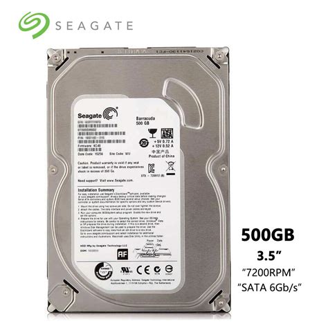 seagate brand gb desktop pc  internal mechanical hard disk sata