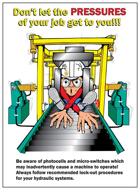 dont   pressures   job    hydraulic safety poster