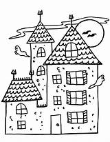 Coloring House Haunted Pages Halloween Kids Houses Cartoon Printable Clipart Print Drawing Kid Do Printactivities Library Ghosts Printed Search Popular sketch template