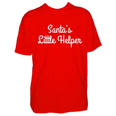 Mens Santa S Little Helper T Shirt ⋆