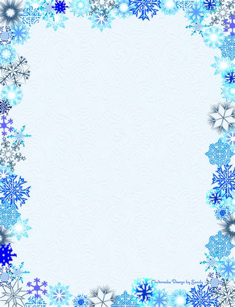 snow  blues stationery   printable size    flickr