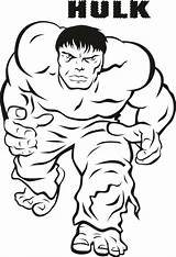 Hulk Coloring Pages Incredible Printable Getcolorings sketch template