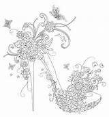 Coloring Pages Adult Colouring High Printable Mandala Books Book Garden Heel Aliexpress Sheets Secret Shoe Mandalas Colorful Fairy Gorgeous Floating sketch template