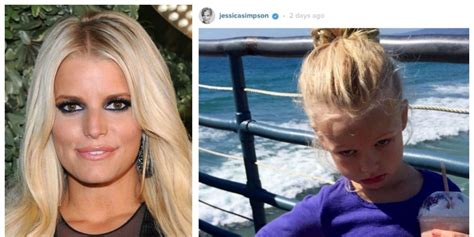 jessica simpson posts photo of her daughter with