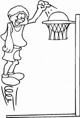Coloring Jump Pages Basketball High Getdrawings Rope Player Popular sketch template