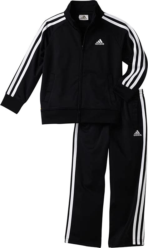 amazoncom adidas  boys toddler iconic tricot set clothing