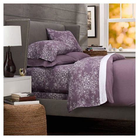 Purple Floral Bedding Sets Home Furniture Design