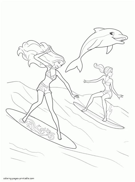 surfing animals coloring book   quality file  svg cut