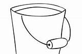 Bucket Coloring Pages Spade Summer sketch template