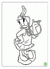 Coloring Duck Daisy Dinokids Book Coloringdisney Pages sketch template