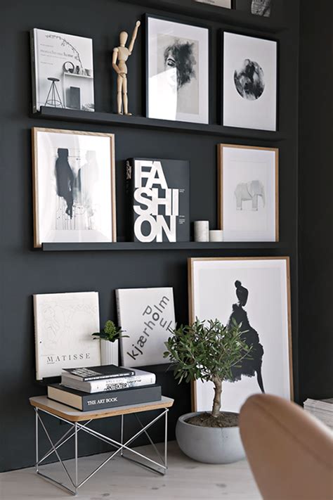 amazing picture ledge ideas  creating  statement wall page