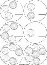 Money Quarters Learning Quarter Much Each Group sketch template