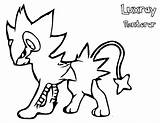 Pokemon Coloring Pages Luxray Coloriage Printable Go Ex Cheerleading Cheerleader Legendary Clip Kids Imprimer Cliparts Games Luxio Print Clipart Para sketch template