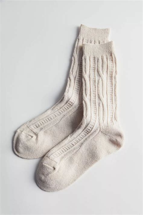 Cable Knit Crew Sock Urban Outfitters Sweater Socks Cable Knit Socks