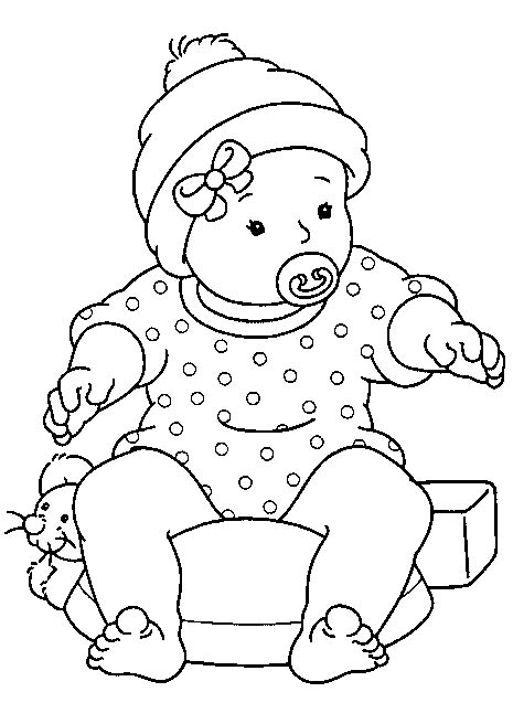 coloring pages printable baby  coloring sheet today