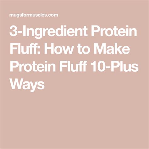 protein fluff recipe  images ingredient  ingredients protein