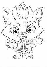 Supermonstruos Monsters Lobo Katya Howler Popular sketch template