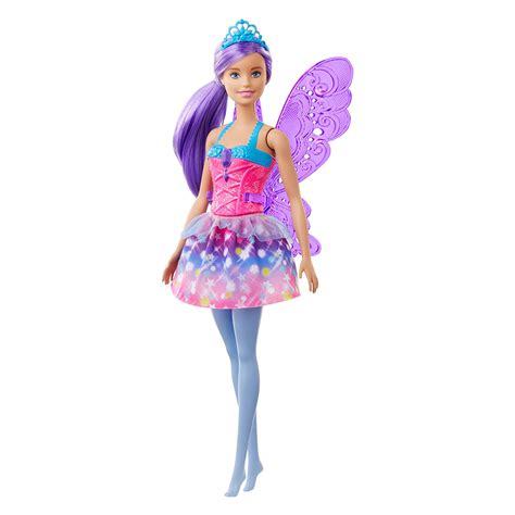 Barbie Dreamtopia Fairy Doll Purple Hair With Wings At