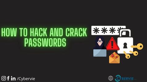 how to hack and crack passwords password attacks cybervie