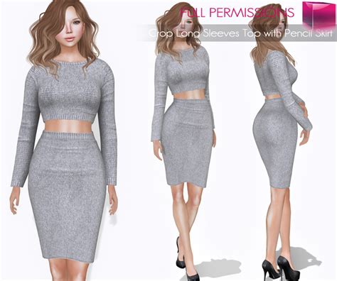 second life marketplace classic rig 5 sizes full perm mesh crop