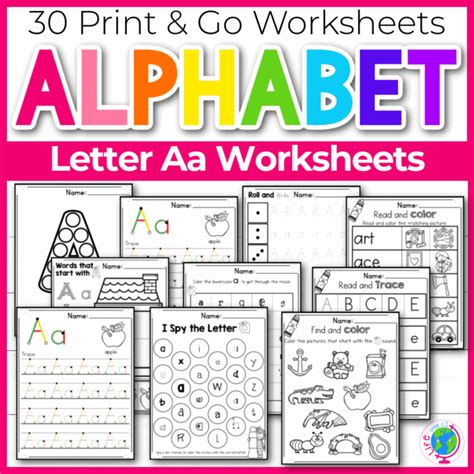 kindergarten alphabet letters  sounds worksheets infoupdateorg