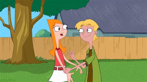image candace and jeremy just about to hug phineas and ferb