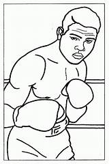 Coloring Boxing Boxer Pages Louis Sheet Joe Color Printable Olympic Books Categories Similar Library Clipart Template Popular sketch template