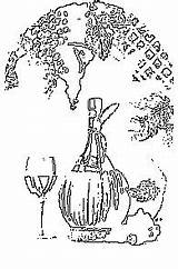 Chianti Wine Vino Italophile sketch template