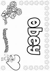 Coloring Obey Pages Sheets Children Parents Color Obedience Sheet Name Girls Kids Printable Crafts Bible School Sunday Clipart Activities Obeying sketch template