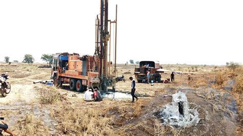 Borewell Drilling Amazing Borewell Water In India Youtube