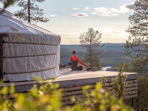 hilltop yurt visit finland