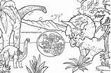 Jurassic Coloring Park Rex Pages Printable Color Print Getcolorings sketch template