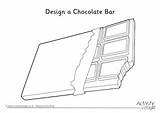 Chocolate Bar Colouring Wonka Pages Willy Dahl Roald Own Charlie Factory Wrapper Doodle Children Activityvillage sketch template